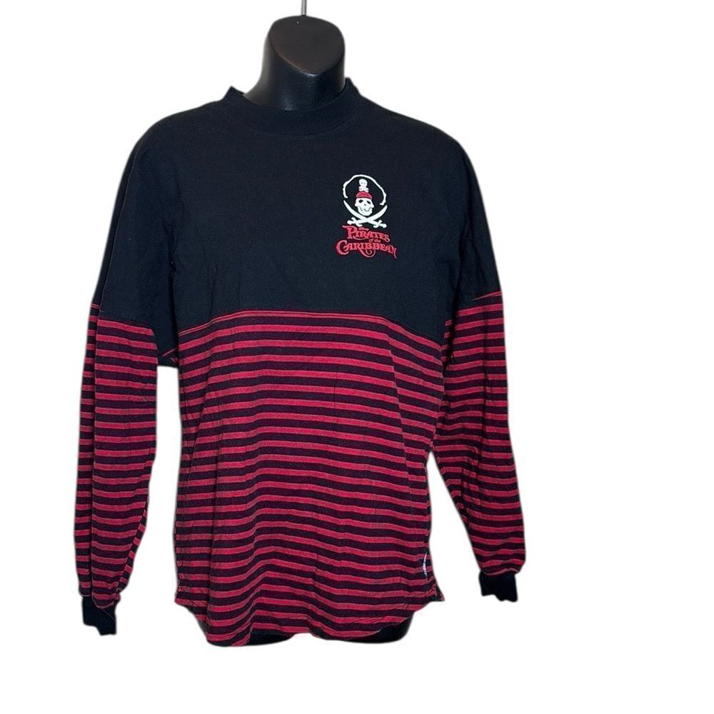 Disney spirit jersey unisex xs pirates of the Caribbean striped Disneyland